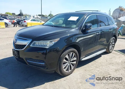 2014 Acura Mdx Technology Package from USA, damaged, VIN 5FRYD4H4XEB049543